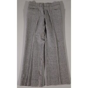 Pendleton Trousers Mens 33x29 Black White Houndstooth Wool Vintage USA Made